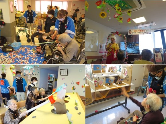 的当てや金魚釣りに夢中!<br><br>石場繁子さんによる特設ステージも開催!<br>