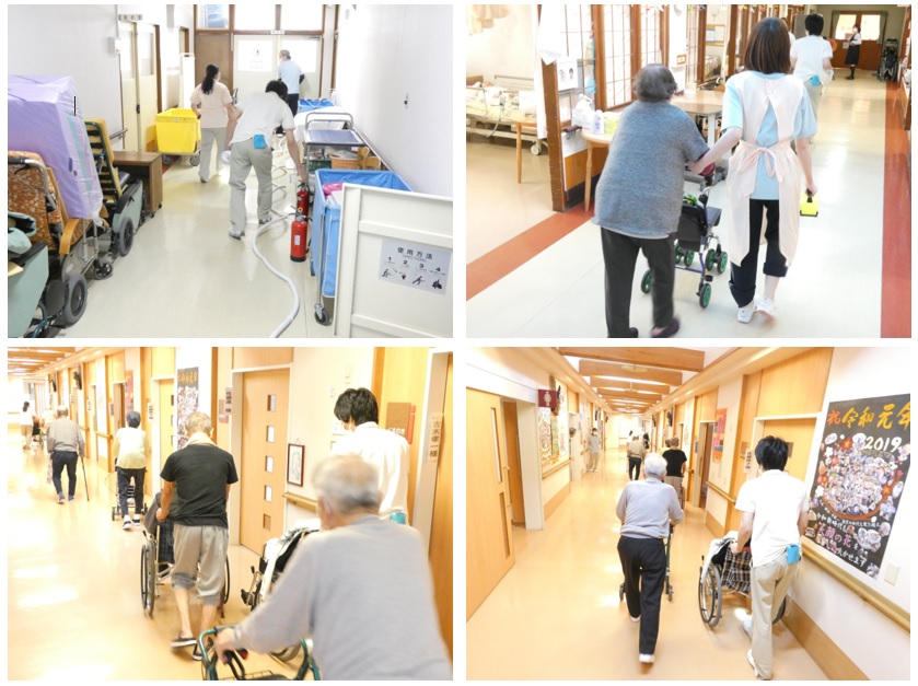 訓練中は真剣な面持ちで。<br>